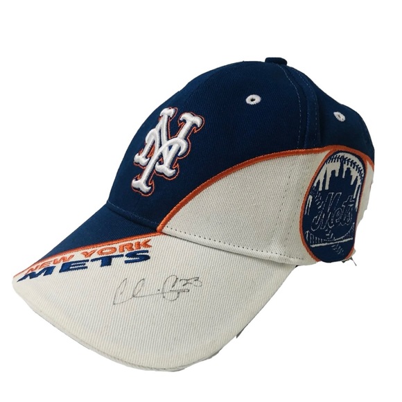 New York Mets Hat MLB Genuine Fan Favorite Adjustable Cap Autograph Signed #23 - Picture 11 of 12